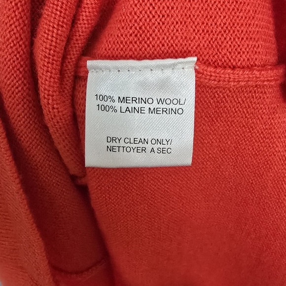 Trina Turk Red and Purple Long Sleeve Dress - Picture 6 of 6